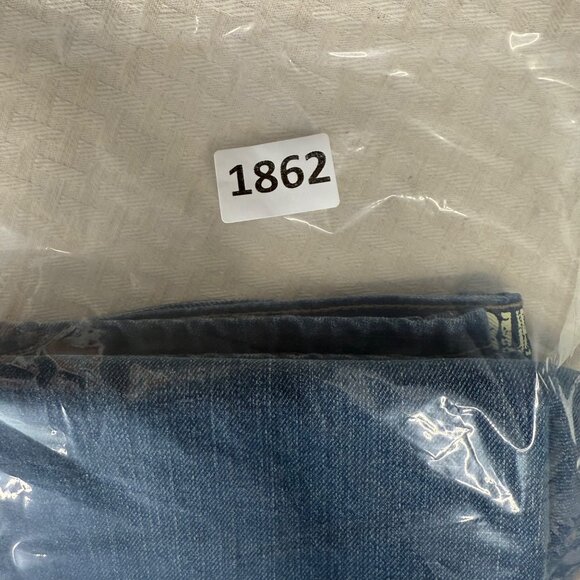 Ruff Hewn Mens 34x30 Classic Blue Denim Relaxed Fit Jeans - Picture 9 of 9